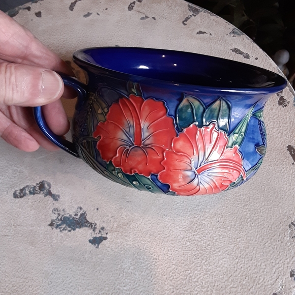Old Tupton Ware, Hand Painted,  Floral, Handled Soup Mug - Picture 3 of 6